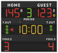 FIBA approved Multisport scoreboard for sport palaces and school gyms and college gyms - Basketball scoreboards - Electronic scoreboard